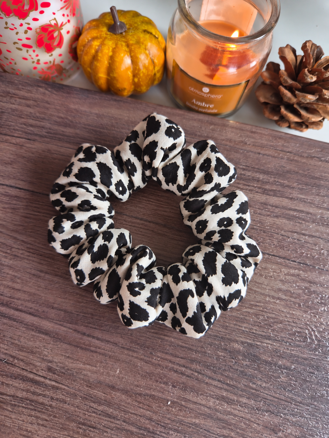Chouchou classique - motif vache