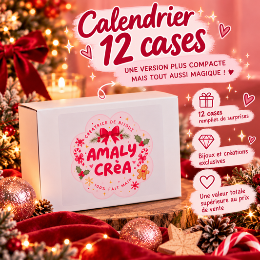 Calendrier de l’Avent bijoux – 12 cases