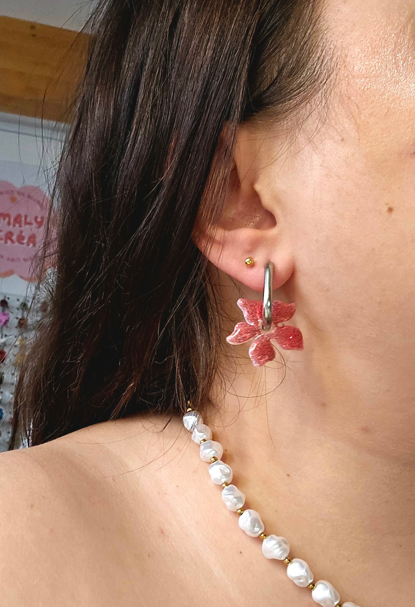 Ambre rouge pailleté ✨