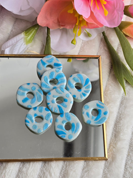 🌸 Maria motif bleu  🌸