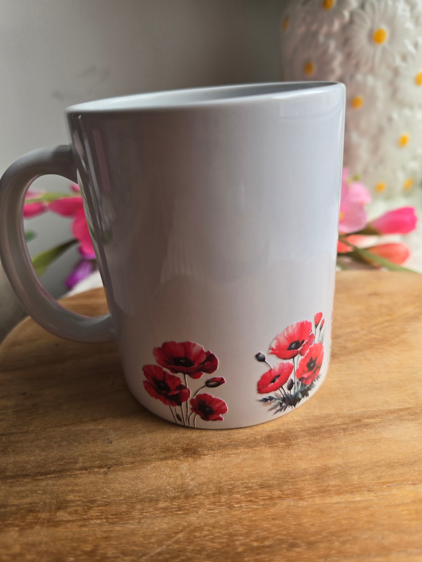 Tasse coquelicot personnalisable 🌼