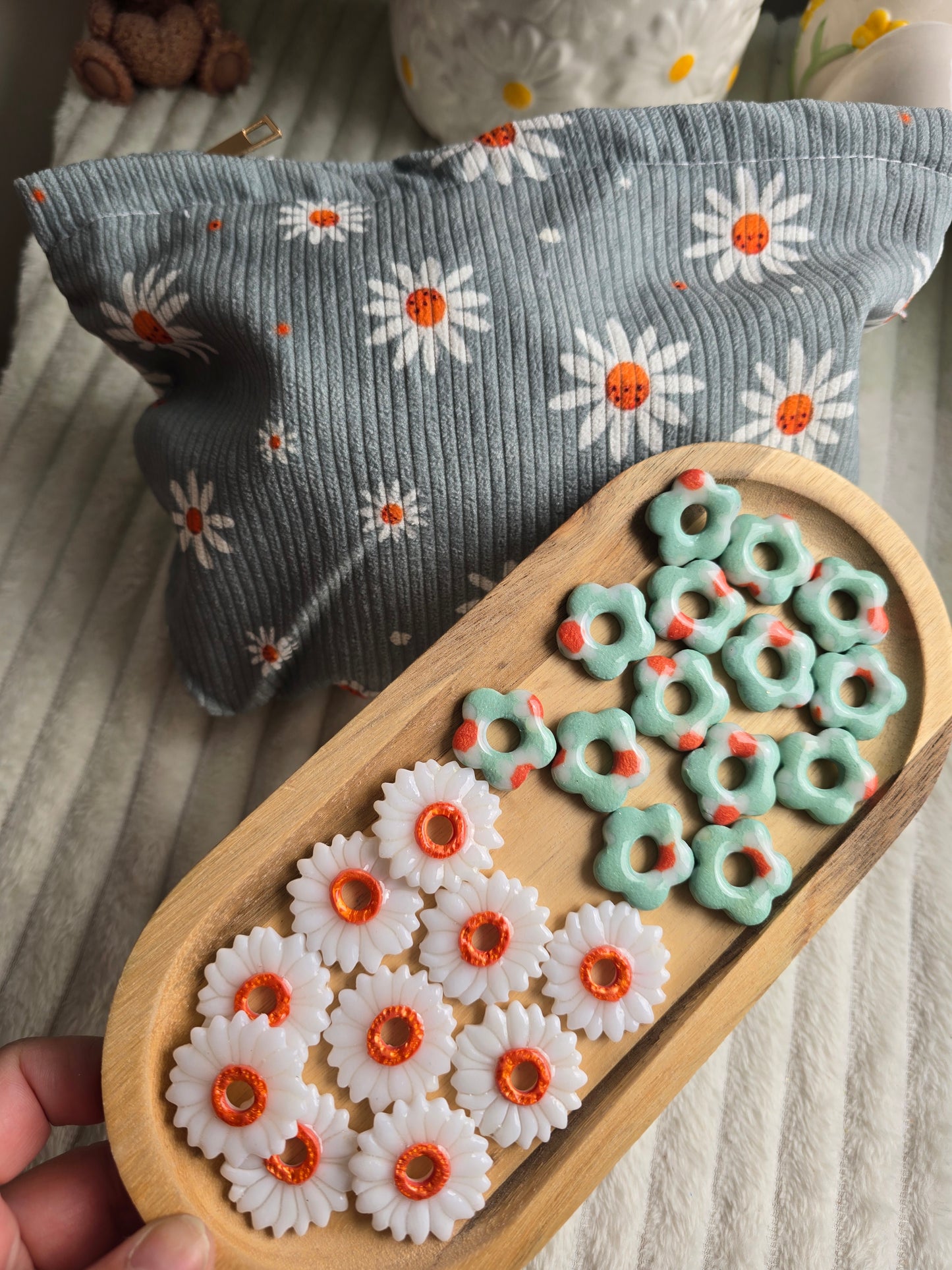 Box Trousse + maxi jade + marguerite  🌼