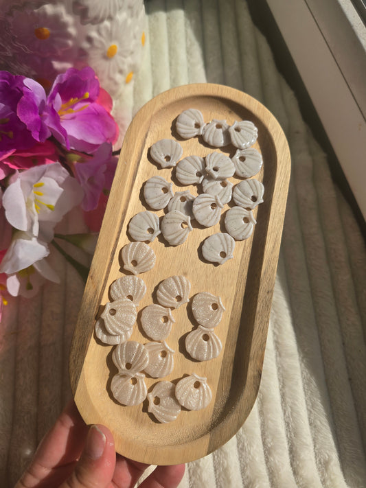 Coquillage - blanc moucheté  🌼
