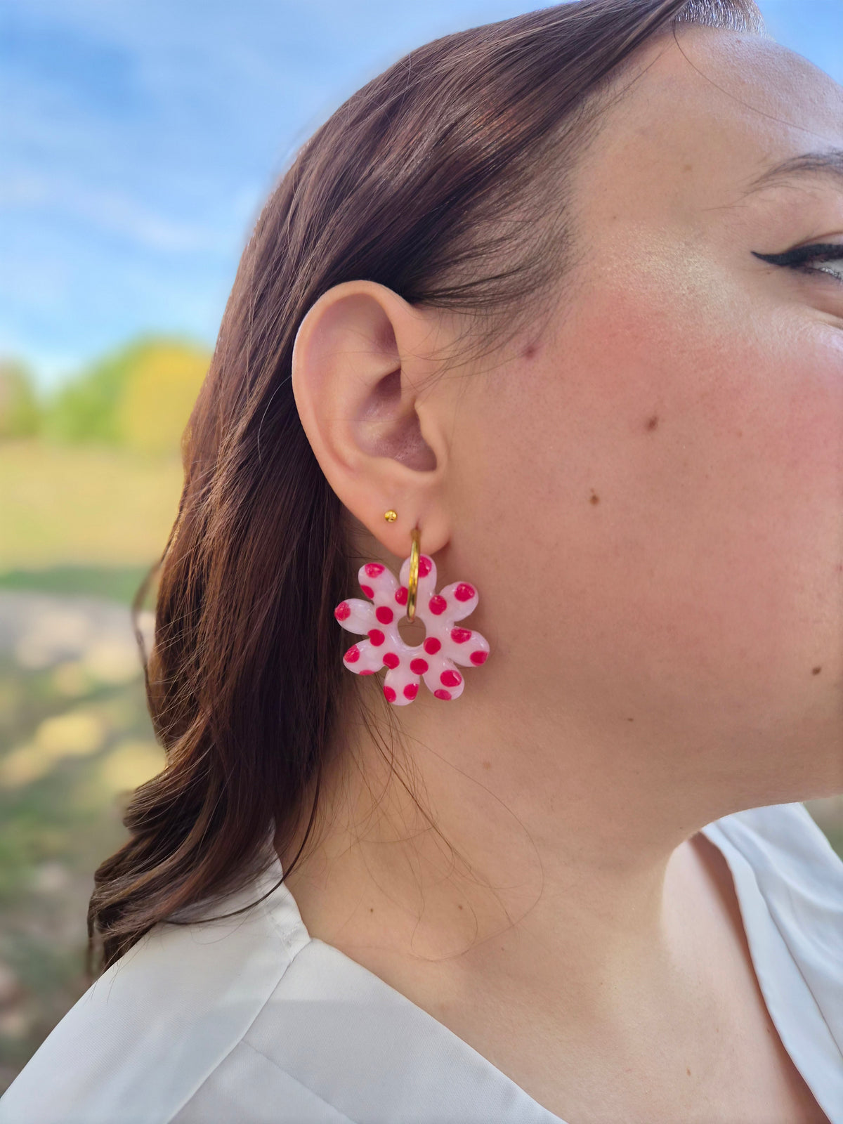 Maxi Ohana translucide pois rouge