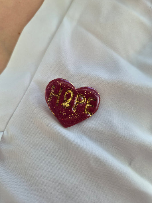 Pin's hope dorée