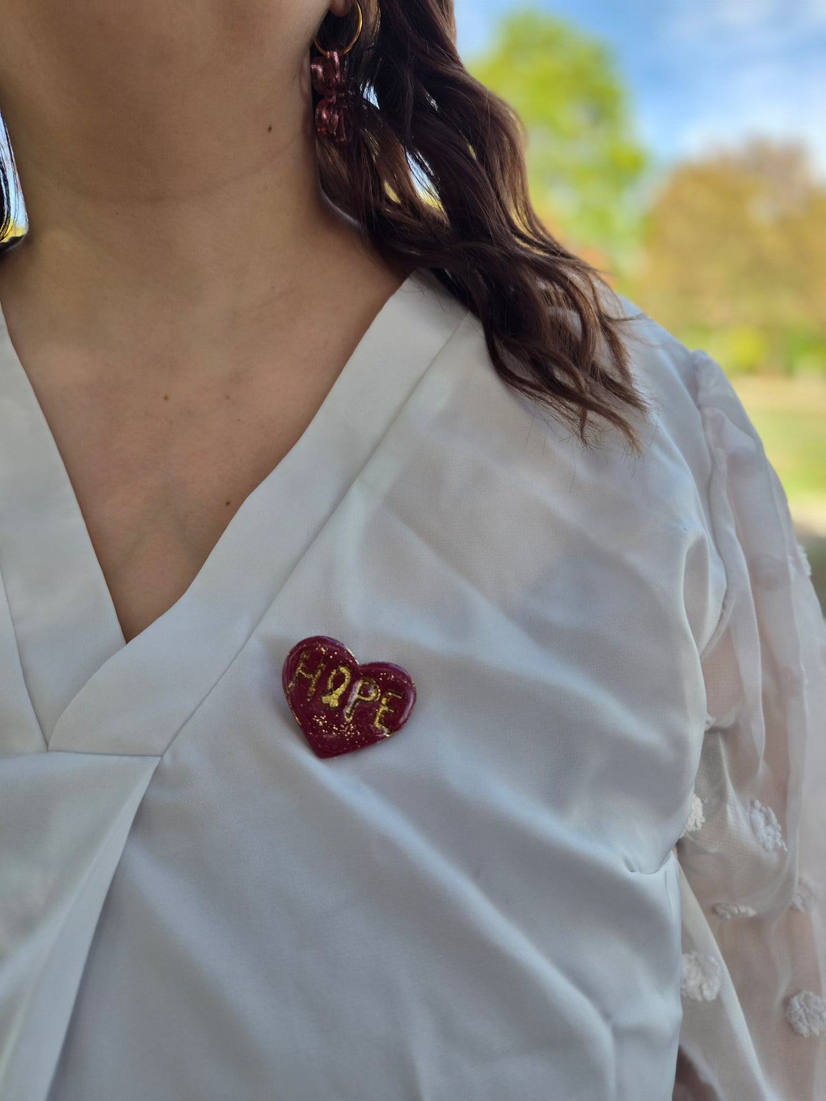 Pin's hope dorée