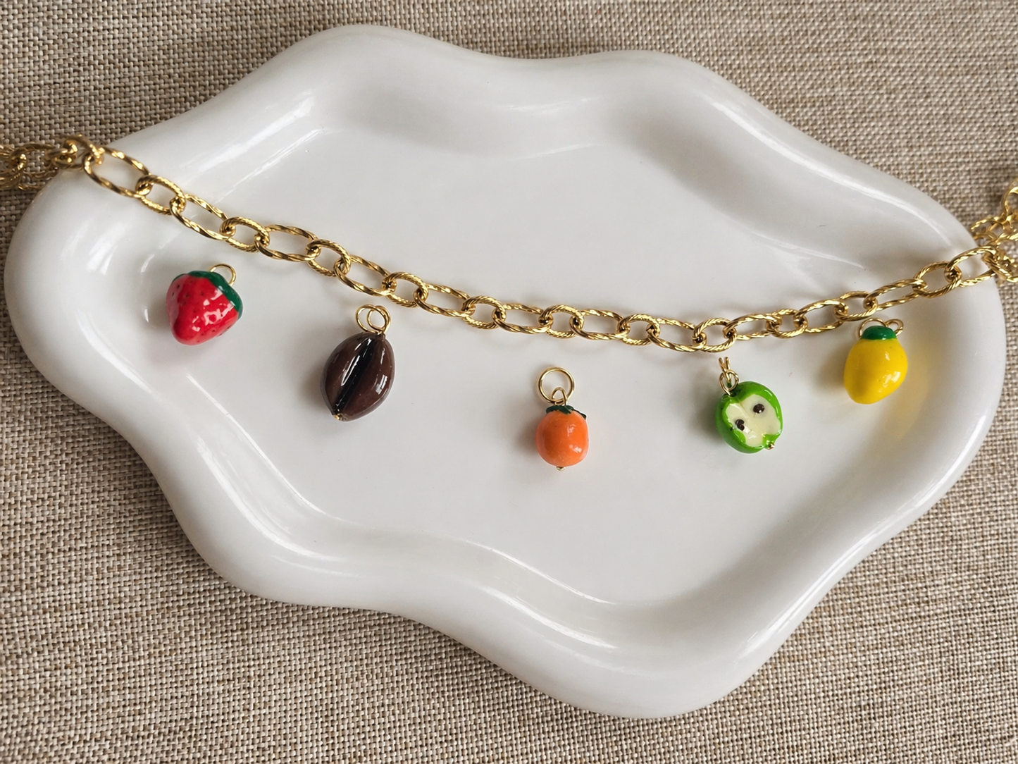 chaine de bracelets personnalisable -  DOREE ou ARGENTE