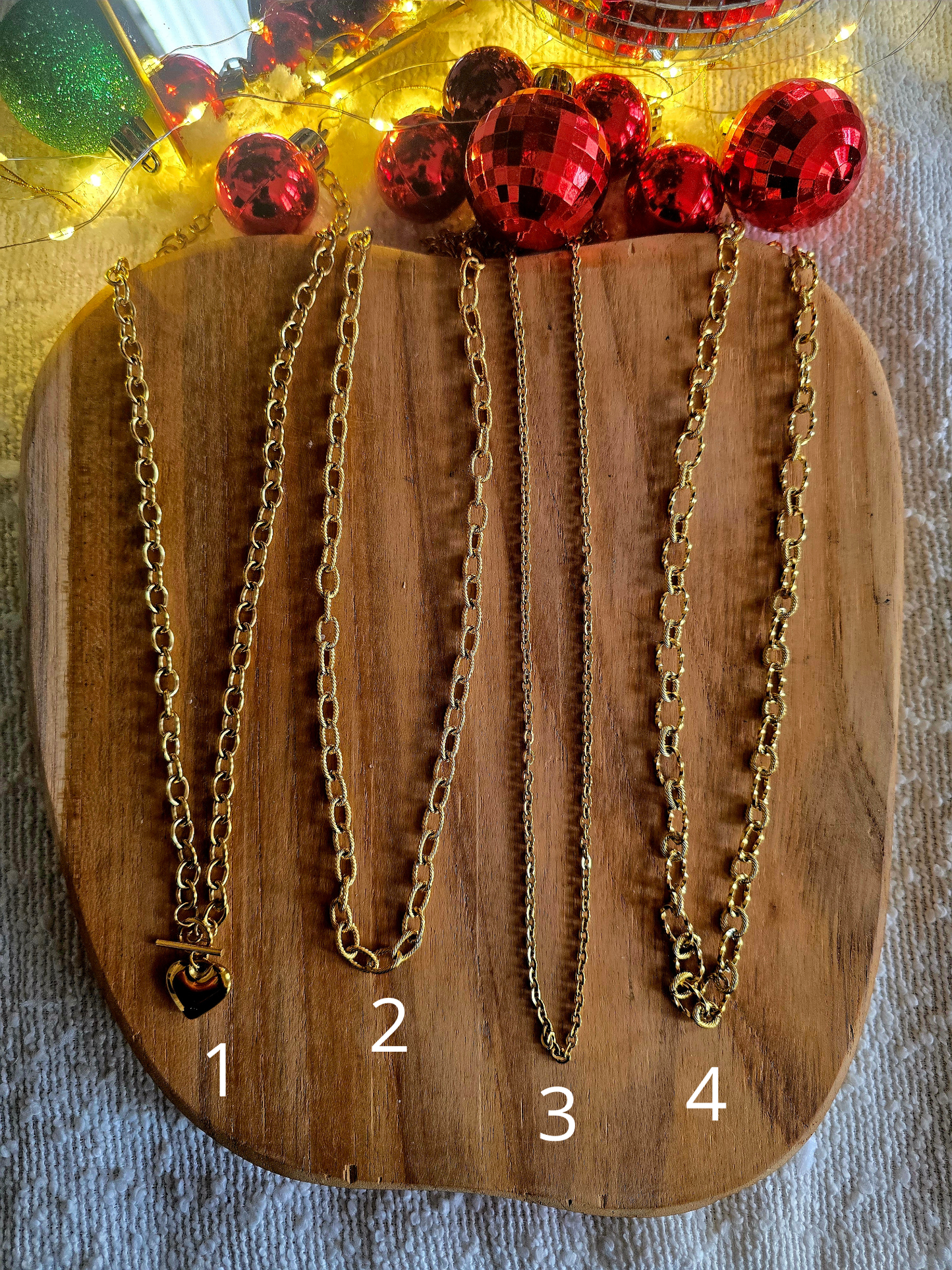 chaines collier dorée