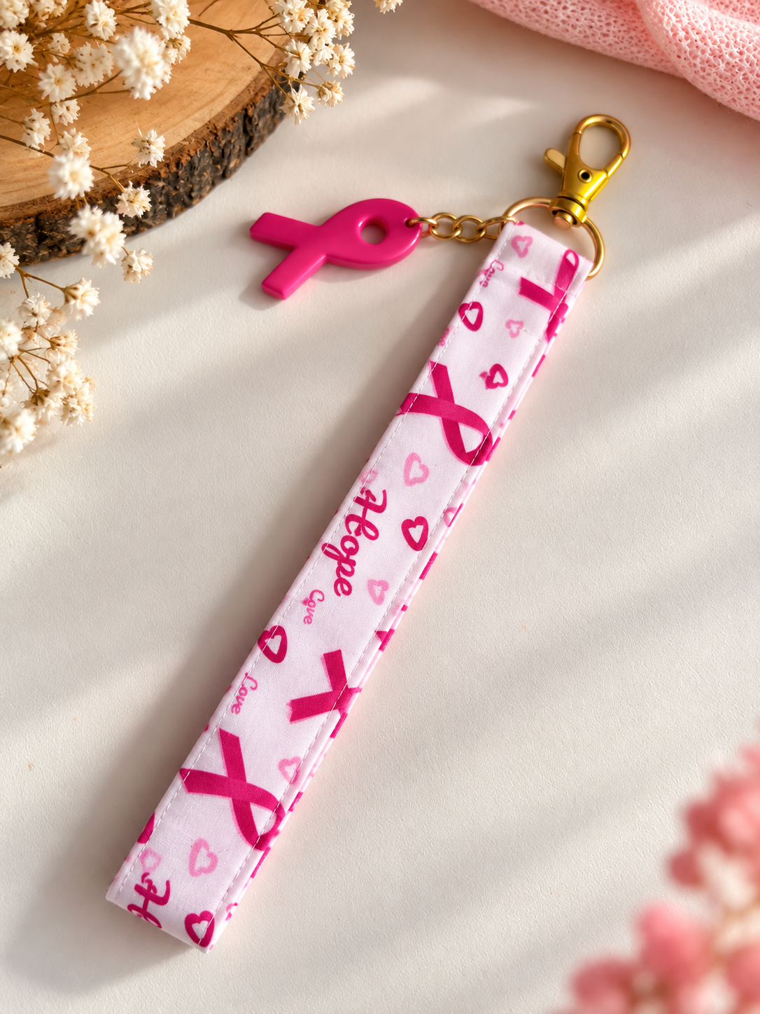 Porte-clé tissu🎀