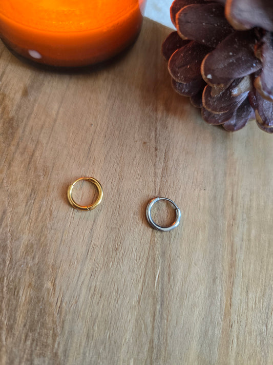 Créoles mini jade