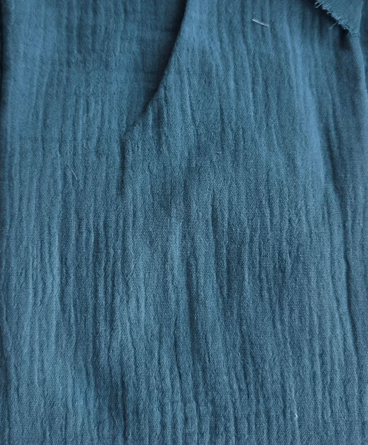 Double gaze bleu canard