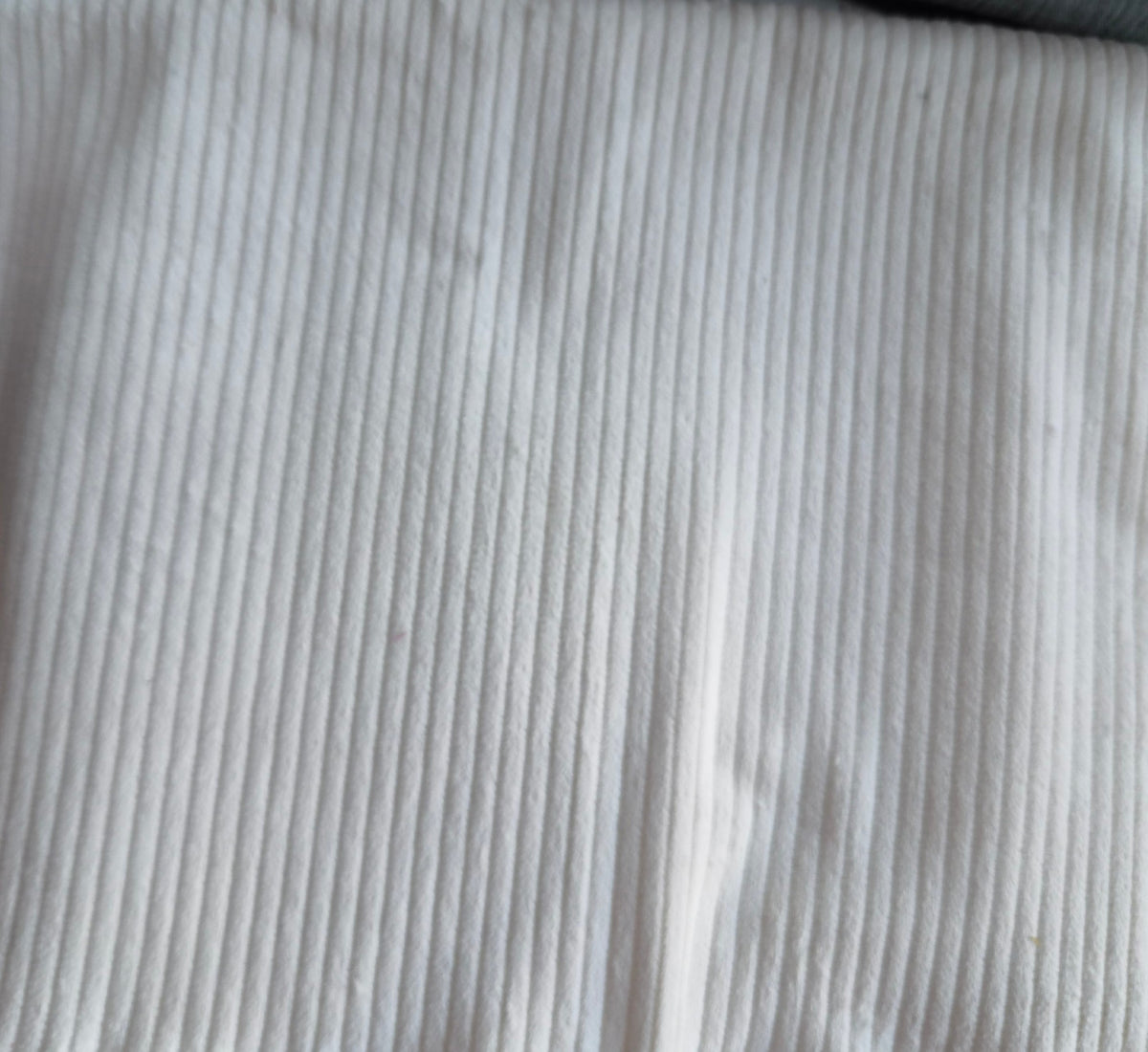 Velours côtelé blanc