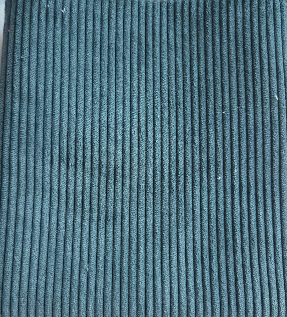 Velours côtelé bleu canard
